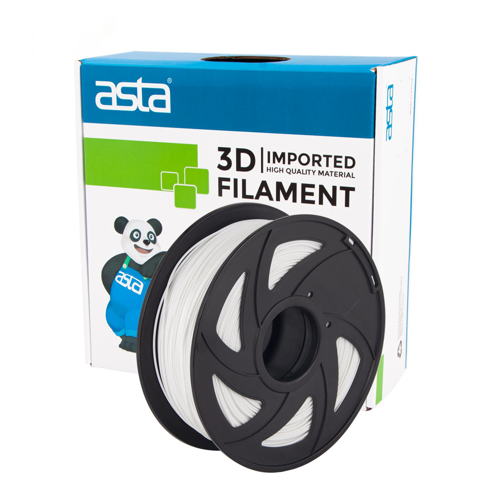 ASTA Manufacturer Wholesale Good Quality PCL Material 3D Print Filament  White 1.75mm 1KG 1 Roll - Shenzhen ASTA Co., Ltd.
